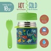 image:imageStephen Joseph 10oz Vacuum Insulated Food Jar with Spork FruitMermaid