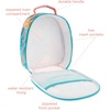 image:imageStephen Joseph All Over Print Lunch Box Pink DinoTurquoise Floral