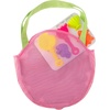 image:imageStephen Joseph Beach Tote with Sand Toys  Toddler and Baby Beach Toys Travel Friendly Beach Set 6 Piece Beach Play Set Beach Bag with Sand Toys for Toddlers and Kids TurtleFlower