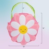 image:imageStephen Joseph Beach Tote with Sand Toys  Toddler and Baby Beach Toys Travel Friendly Beach Set 6 Piece Beach Play Set Beach Bag with Sand Toys for Toddlers and Kids TurtleFlower