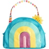 image:imageStephen Joseph Beach Tote with Sand Toys  Toddler and Baby Beach Toys Travel Friendly Beach Set 6 Piece Beach Play Set Beach Bag with Sand Toys for Toddlers and Kids TurtleRainbow