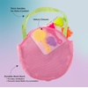 image:imageStephen Joseph Beach Tote with Sand Toys  Toddler and Baby Beach Toys Travel Friendly Beach Set 6 Piece Beach Play Set Beach Bag with Sand Toys for Toddlers and Kids TurtleFlower