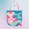 image:imageStephen Joseph Beach Tote with Sand Toys  Toddler and Baby Beach Toys Travel Friendly Beach Set 6 Piece Beach Play Set Beach Bag with Sand Toys for Toddlers and Kids TurtleMermaid
