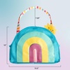 image:imageStephen Joseph Beach Tote with Sand Toys  Toddler and Baby Beach Toys Travel Friendly Beach Set 6 Piece Beach Play Set Beach Bag with Sand Toys for Toddlers and Kids TurtleRainbow