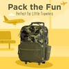 image:imageStephen Joseph Kids Classic Rolling Luggage Kids Luggage Toddler Rolling Travel Carry On Kids Suitcase with wheelsCamo
