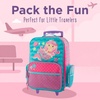 image:imageStephen Joseph Kids Classic Rolling Luggage Kids Luggage Toddler Rolling Travel Carry On Kids Suitcase with wheelsMermaid