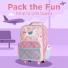 image:imageStephen Joseph Kids Classic Rolling Luggage Kids Luggage Toddler Rolling Travel Carry On Kids Suitcase with wheelsPink Unicorn