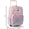 image:imageStephen Joseph Kids Classic Rolling Luggage Kids Luggage Toddler Rolling Travel Carry On Kids Suitcase with wheelsPink Unicorn