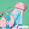 image:imageStephen Joseph Kids Hooded Beach Towel for Girls amp Boys 38 Years Toddler Poncho Bath Towel with Hood Soft Absorbent Cotton Large 46x 235 FishAxolotl