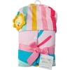 image:imageStephen Joseph Kids Hooded Beach Towel for Girls amp Boys 38 Years Toddler Poncho Bath Towel with Hood Soft Absorbent Cotton Large 46x 235 FishRainbow