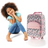 image:imageStephen Joseph Kids Rolling CarryOn Luggage UnicornCharcoal Flower