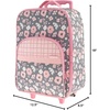 image:imageStephen Joseph Kids Rolling CarryOn Luggage UnicornCharcoal Flower