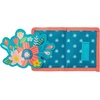 image:imageStephen Joseph Kids Wallet TriFold BiFold Wallet for Boys amp Girls with Zipper Coin Pocket Durable Polyester Small Wallet for Kids Cute Designs for School amp Travel MushroomTurquoise Floral
