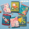 image:imageStephen Joseph Kids Wallet TriFold BiFold Wallet for Boys amp Girls with Zipper Coin Pocket Durable Polyester Small Wallet for Kids Cute Designs for School amp Travel MushroomTurquoise Floral