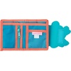 image:imageStephen Joseph Kids Wallet TriFold BiFold Wallet for Boys amp Girls with Zipper Coin Pocket Durable Polyester Small Wallet for Kids Cute Designs for School amp Travel MushroomTurquoise Floral