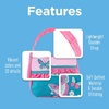 image:imageStephen Joseph Little Girls Toddler Quilted Purse Purse for Little Girls Handbags Kids Age 38Blue Butterfly
