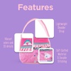 image:imageStephen Joseph Little Girls Toddler Quilted Purse Purse for Little Girls Handbags Kids Age 38Pink Unicorn