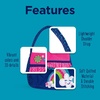 image:imageStephen Joseph Little Girls Toddler Quilted Purse Purse for Little Girls Handbags Kids Age 38Rainbow
