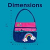 image:imageStephen Joseph Little Girls Toddler Quilted Purse Purse for Little Girls Handbags Kids Age 38Rainbow