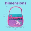 image:imageStephen Joseph Little Girls Toddler Quilted Purse Purse for Little Girls Handbags Kids Age 38Unicorn