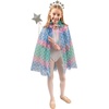 image:imageStephen Joseph Princess Colorful Cape Mermaid Fancy Dress Up Cloak Girls Pretend Play Tulle CapeMermaid