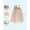 image:imageStephen Joseph Princess Colorful Cape Mermaid Fancy Dress Up Cloak Girls Pretend Play Tulle CapeRainbow