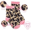 image:imageStephen Joseph Toddler Kids Boys Girls Unisex NonSlip Fashion Cotton Crew Socks Leopard Medium US