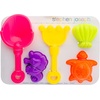 image:imageStephen Joseph Travel Friendly 6 Piece Beach Play Set Bag with Sand Toys for Toddlers and Kids Pink Fish