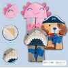 image:imageStephen Joseph Unisex Kids Bath and Beach Soft Cotton Velour Hooded Towel Size 46x24AlligatorPirate