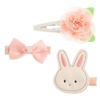 image:imageStephen Joseph 3Pack Glitter Hair Clips for Girls  Cute Shimmer NonSlip Alligator Hair Clip Hair Clips Barrettes for Baby Girls Toddlers Kids BunnyBunny