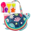 image:imageStephen Joseph Beach Tote with Sand Toys  Toddler and Baby Beach Toys Travel Friendly Beach Set 6 Piece Beach Play Set Beach Bag with Sand Toys for Toddlers and Kids TurtleTurtle