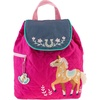 image:imageStephen Joseph Unisex Toddler Back to School Quilted Backpack One Size Horse