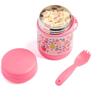 image:imageStephen Joseph 10oz Vacuum Insulated Food Jar with Spork FruitFruit