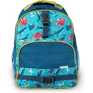 image:imageStephen Joseph 16Inch Kids All Over Print Backpack for Boys amp Girls Kindergarten Elementary Kids Backpack Lightweight Kids Backpack for Toddlers Boys Girls WesternBlue Shark