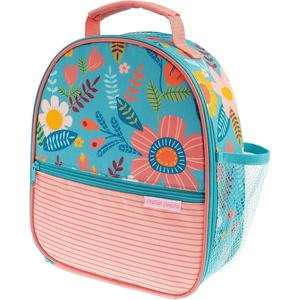 image:imageStephen Joseph All Over Print Lunch Box Pink DinoTurquoise Floral