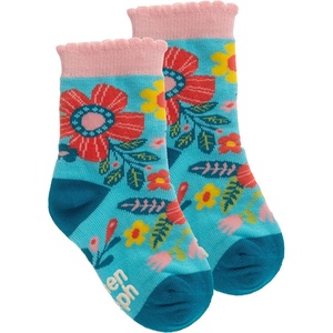 image:imageStephen Joseph Baby Crew SocksTurquoise Floral