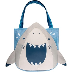image:imageStephen Joseph Beach Tote with Sand Toys  Toddler and Baby Beach Toys Travel Friendly Beach Set 6 Piece Beach Play Set Beach Bag with Sand Toys for Toddlers and Kids TurtleShark