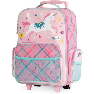 image:imageStephen Joseph Kids Classic Rolling Luggage Kids Luggage Toddler Rolling Travel Carry On Kids Suitcase with wheelsPink Unicorn