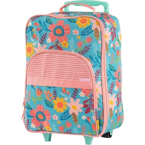 image:imageStephen Joseph Kids Rolling CarryOn Luggage UnicornTurquoise Floral