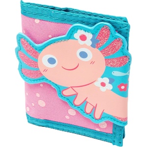 image:imageStephen Joseph Kids Wallet TriFold BiFold Wallet for Boys amp Girls with Zipper Coin Pocket Durable Polyester Small Wallet for Kids Cute Designs for School amp Travel MushroomAxolotl