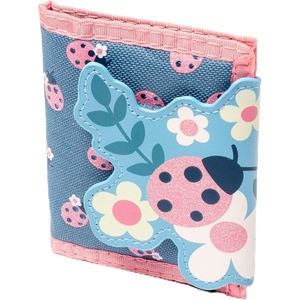 image:imageStephen Joseph Kids Wallet TriFold BiFold Wallet for Boys amp Girls with Zipper Coin Pocket Durable Polyester Small Wallet for Kids Cute Designs for School amp Travel MushroomLadybug