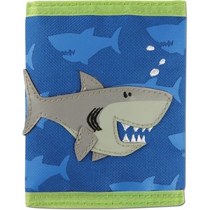 image:imageStephen Joseph Kids Wallet TriFold BiFold Wallet for Boys amp Girls with Zipper Coin Pocket Durable Polyester Small Wallet for Kids Cute Designs for School amp Travel MushroomShark