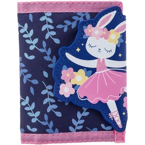 image:imageStephen Joseph Kids Wallet TriFold BiFold Wallet for Boys amp Girls with Zipper Coin Pocket Durable Polyester Small Wallet for Kids Cute Designs for School amp Travel MushroomBunny