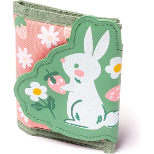 image:imageStephen Joseph Kids Wallet TriFold BiFold Wallet for Boys amp Girls with Zipper Coin Pocket Durable Polyester Small Wallet for Kids Cute Designs for School amp Travel MushroomStrawberry Fields