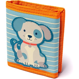 image:imageStephen Joseph Kids Wallet TriFold BiFold Wallet for Boys amp Girls with Zipper Coin Pocket Durable Polyester Small Wallet for Kids Cute Designs for School amp Travel MushroomPuppy