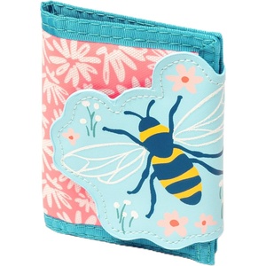 image:imageStephen Joseph Kids Wallet TriFold BiFold Wallet for Boys amp Girls with Zipper Coin Pocket Durable Polyester Small Wallet for Kids Cute Designs for School amp Travel MushroomBee
