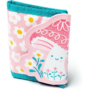image:imageStephen Joseph Kids Wallet TriFold BiFold Wallet for Boys amp Girls with Zipper Coin Pocket Durable Polyester Small Wallet for Kids Cute Designs for School amp Travel MushroomMushroom