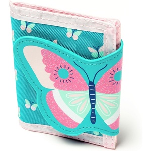 image:imageStephen Joseph Kids Wallet TriFold BiFold Wallet for Boys amp Girls with Zipper Coin Pocket Durable Polyester Small Wallet for Kids Cute Designs for School amp Travel MushroomButterfly Floral