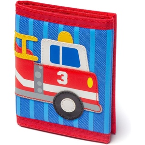 image:imageStephen Joseph Kids Wallet TriFold BiFold Wallet for Boys amp Girls with Zipper Coin Pocket Durable Polyester Small Wallet for Kids Cute Designs for School amp Travel MushroomFiretruck