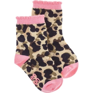image:imageStephen Joseph Toddler Kids Boys Girls Unisex NonSlip Fashion Cotton Crew Socks Leopard Medium US